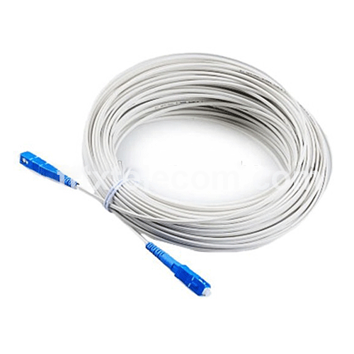FIBER-OPTIC-DROP-CABLE-PATCH-CORD-SC-UPC-WHITE